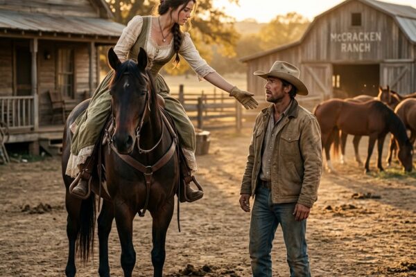 The Most Beautiful Woman In Town Rode To A Lonely Rancher And Said, “M...