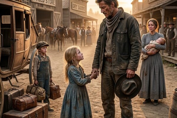 The Whole Town Watched The Rancher Reject The Widow Who Arrived With T...
