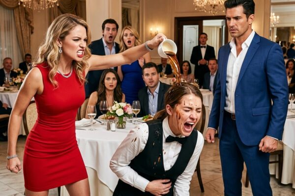 The Billionaire CEO’s Wife Threw Hot Coffee at a Waitress… But When th...