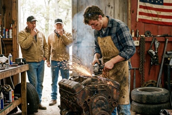 They Laughed When the Teen Quietly Asked for the Blown Engine Blocks N...