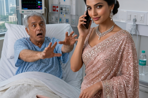 After the doctors told me I had five days to live, my young wife leane...