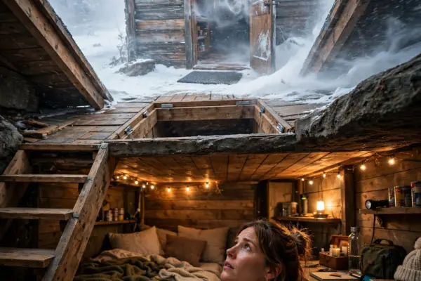 She Hid Her Bedroom Under the Cabin — Then the Worst Blizzard Made It ...